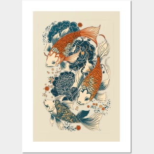 Koi Love Posters and Art